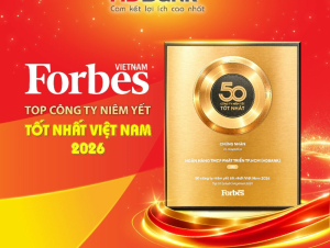 HDBank tiếp tục vào Top 50 Forbes Việt Nam trong bước chuyển lớn của thị trường vốn