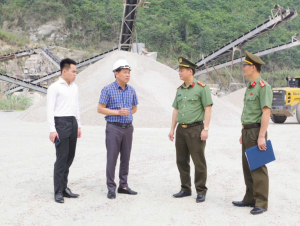 Ninh Bình: Xử lý vi phạm trong hoạt động khai thác, vận chuyển và tiêu thụ khoáng sản