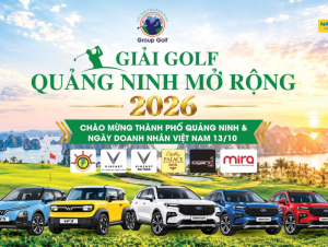 Giải Golf Quảng Ninh mở rộng 2026 - Kết nối đam mê, lan tỏa hình ảnh Quảng Ninh