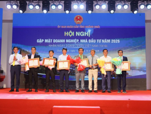 BSR cùng các đơn vị thành viên PETROVIETNAM được vinh danh tại Hội nghị doanh nghiệp Quảng Ngãi 2026