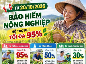Đề xuất nâng mức hỗ trợ phí bảo hiểm nông nghiệp lên đến 95% cho người dân
