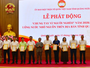 BSR ủng hộ 10 tỷ đồng cho Quỹ “Vì người nghèo” tỉnh Quảng Ngãi