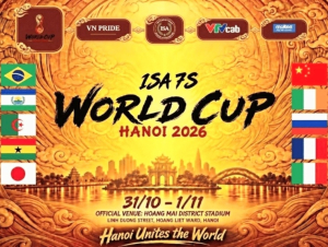 Khởi động giải bóng đá quốc tế ISA 7s World Cup 2026: Cùng 20 đội tuyển quy tụ tranh tài tại Hà Nội