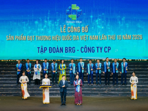 Bốn sản phẩm, dịch vụ thuộc Tập đoàn BRG được vinh danh Thương hiệu quốc gia Việt Nam 2026