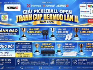 Khởi tranh Giải Pickleball Hermod lần thứ 2