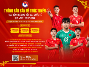 Sắp mở bán vé U23 quốc tế – Gia Lai VTV Cup 2026: Sân Pleiku sẵn sàng 