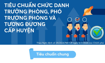 Tiêu chuẩn chức danh Trưởng phòng, Phó Trưởng phòng cấp huyện