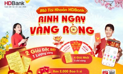 Mở tài khoản HDBank, hơn 100 khách hàng bất ngờ trúng vàng và hàng triệu đồng