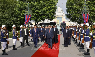 Chủ tịch Quốc hội Trần Thanh Mẫn yết kiến Quốc vương Campuchia Norodom Sihamoni