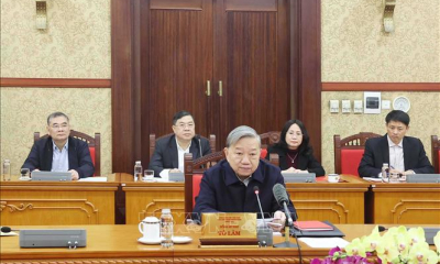 Tổng Bí thư Tô Lâm chủ trì Hội nghị của Ban Bí thư đánh giá công tác tổ chức Tết Ất Tỵ