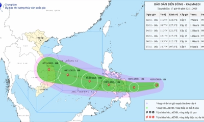 Bão Kalmaegi có thể mạnh tới cấp 14 ở Biển Đông