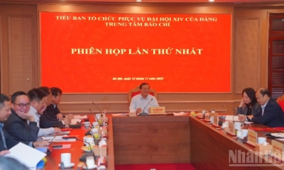 Trung tâm Báo chí Đại hội XIV của Đảng tổ chức phiên họp thứ nhất