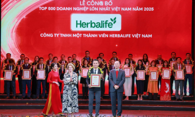 Herbalife Việt Nam liên tiếp góp mặt trong top 500 doanh nghiệp lớn nhất