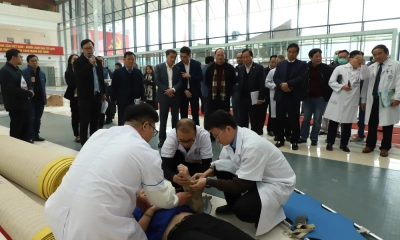 Bộ Y tế diễn tập bảo đảm công tác y tế phục vụ Đại hội Đại biểu toàn quốc lần thứ XIV của Đảng