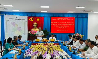 Đoàn kiểm tra của Hội đồng Bầu cử quốc gia làm việc tại thành phố Cần Thơ