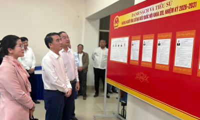 Phó Chủ tịch UBND thành phố Nguyễn Xuân Lưu kiểm tra công tác chuẩn bị bầu cử tại 5 phường