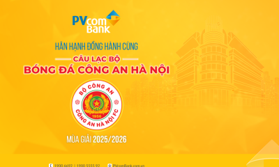 PVcomBank đồng hành cùng CLB Công an Hà Nội phát triển bóng đá Việt Nam 