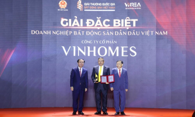 Vinhomes nhận 'siêu giải thưởng' – dẫn đầu thị trường bất động sản Việt Nam
