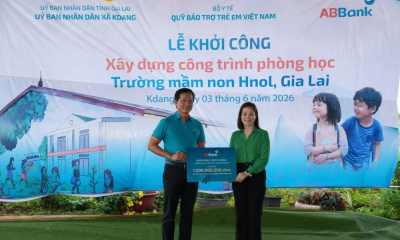 ABBank thêm “lớp học hạnh phúc” cho trẻ em Gia Lai