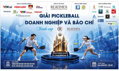 Lộ diện các bảng đấu Giải Pickleball Báo chí và Doanh nghiệp tranh cúp Reatimes 2026