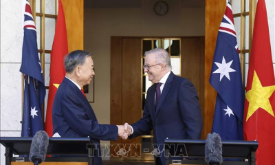 Tổng Bí thư, Chủ tịch nước Tô Lâm và Thủ tướng Australia gặp gỡ báo chí
