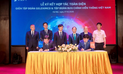 Geleximco, ABBank ký kết hợp tác toàn diện với VNPT, kết nối tài chính – sản xuất - công nghệ phục vụ khách hàng