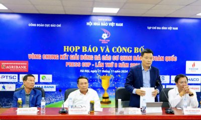 Sắp diễn ra vòng chung kết Giải bóng đá Press Cup lần 8 - năm 2024