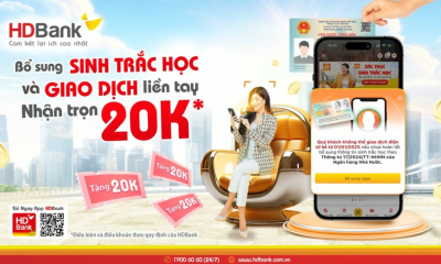 HDBank khuyến nghị khách hàng nhanh chóng bổ sung sinh trắc học, tránh gián đoạn giao dịch