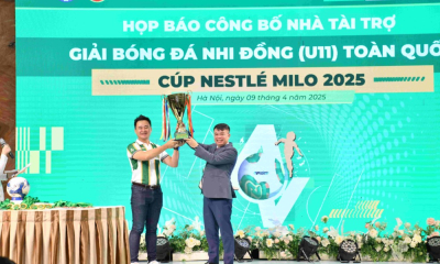 Nestlé MILO tiếp tục đồng hành cùng Giải Bóng đá Nhi đồng (U11) Toàn quốc 2025 - Truyền cảm hứng bền bỉ – Ươm mầm tài năng – Bứt phá tương lai