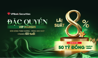 Chứng khoán VPBankS cho vay margin tới 50 tỷ đồng, lãi suất 8%/năm