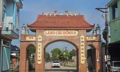 Hành trình bền bỉ xây dựng nông thôn mới kiểu mẫu tại thôn Cầu Đồng 9