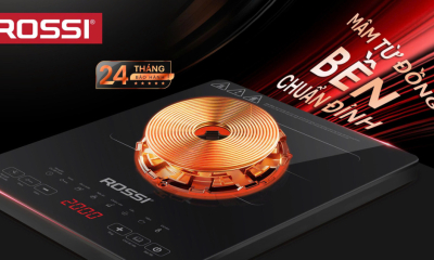 Bếp từ đơn mâm từ bằng đồng ROSSI - bước tiến mới cho công nghệ ninh hầm