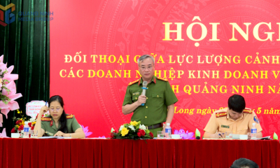 Quảng Ninh: Các doanh nghiệp kinh doanh vận tải đối thoại với lực lượng CSGT