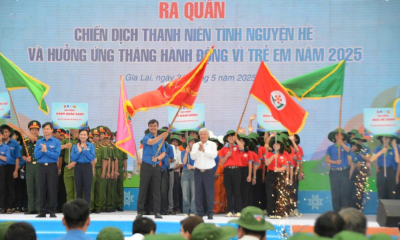 Trung ương Đoàn tổ chức ra quân Chiến dịch Thanh niên tình nguyện Hè năm 2025 tại Gia Lai