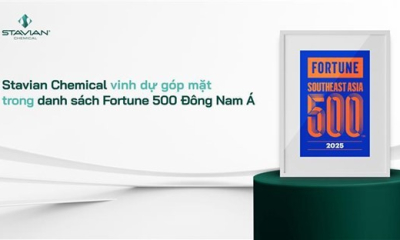 Stavian Hóa chất được Fortune vinh danh Top 219 doanh nghiệp lớn nhất Đông Nam Á năm 2025