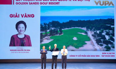Tác phẩm Quy hoạch tổ hợp sân gôn Golden Sands Golf Resort đạt giải Vàng trong Giải thưởng Quy hoạch đô thị Quốc gia lần thứ IV