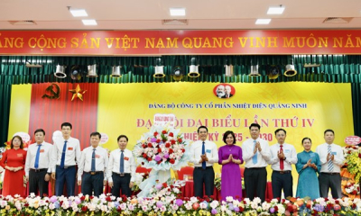 Đại hội đại biểu Đảng bộ Công ty CP Nhiệt điện Quảng Ninh lần thứ IV