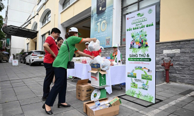 SeABank tổ chức 'Ngày hội đổi rác lấy quà' - Lan tỏa lối sống xanh vì Hà Nội sạch đẹp