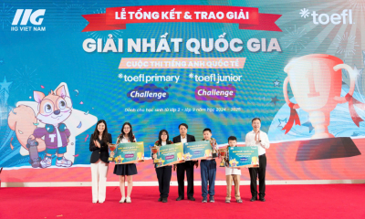 Vinh danh học sinh xuất sắc cuộc thi tiếng Anh TOEFL Challenge