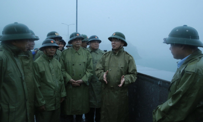 Phó Thủ tướng Chính phủ Trần Hồng Hà kiểm tra công tác phòng, chống bão số 3 tại Thanh Hóa