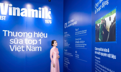 Vinamilk tái hiện hành trình đến với thương hiệu sữa tiềm năng nhất thế giới tại Triển lãm thành tựu đất nước