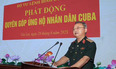 Bộ Tư lệnh Binh đoàn 15 phát động quyên góp ủng hộ nhân dân Cuba