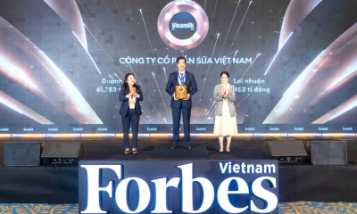 Vinamilk đứng đầu TOP 25 thương hiệu dẫn đầu 2025 của Forbes Việt Nam