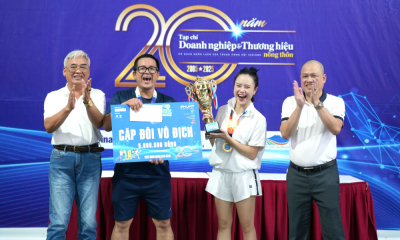 Sôi động Giải Pickleball Báo chí đồng hành cùng doanh nghiệp lần thứ I