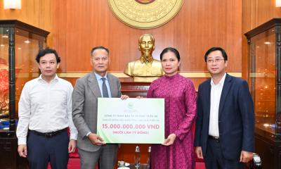 Nhà sáng lập Ecopark ủng hộ đồng bào chịu hậu quả của thiên tai 15 tỷ đồng