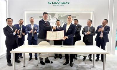Stavian Recycling ký kết biên bản ghi nhớ hợp tác với Starlinger và Amut