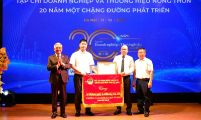 Thư cảm ơn nhân kỷ niệm 20 năm Tạp chí Doanh nghiệp và Thương hiệu nông thôn xuất bản số báo đầu tiên