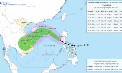 Bão Fengshen vào Biển Đông, gió giật cấp 13