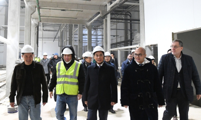 Phó Thủ tướng Bùi Thanh Sơn thăm nhà máy sữa tươi của Tập đoàn TH tại Nga