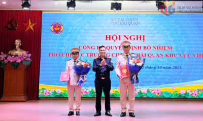 Quảng Ninh: Công bố quyết định bổ nhiệm 2 Phó Chi cục trưởng Chi cục Hải quan khu vực VIII